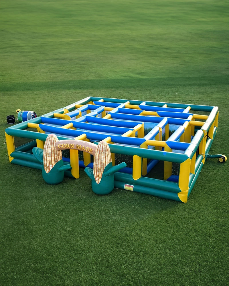 Inflatable maze